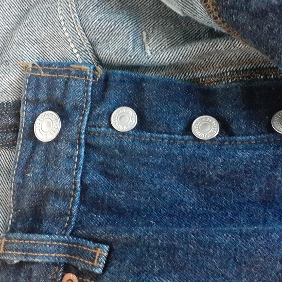 Levi's Button Fly Skinny Jeans Navy blue 29" Waist - Picture 7 of 11